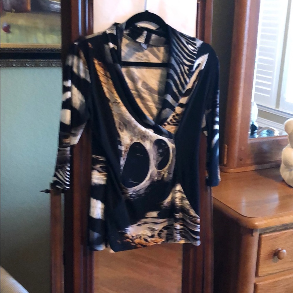Blouse animal print
